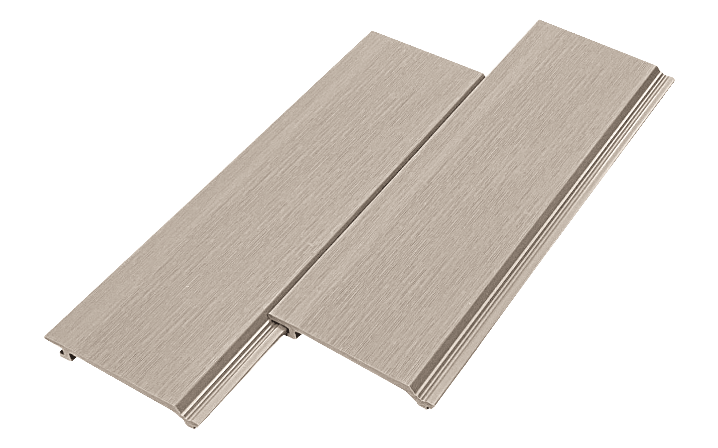 Фасадная панель «Брашинг» Белый дуб