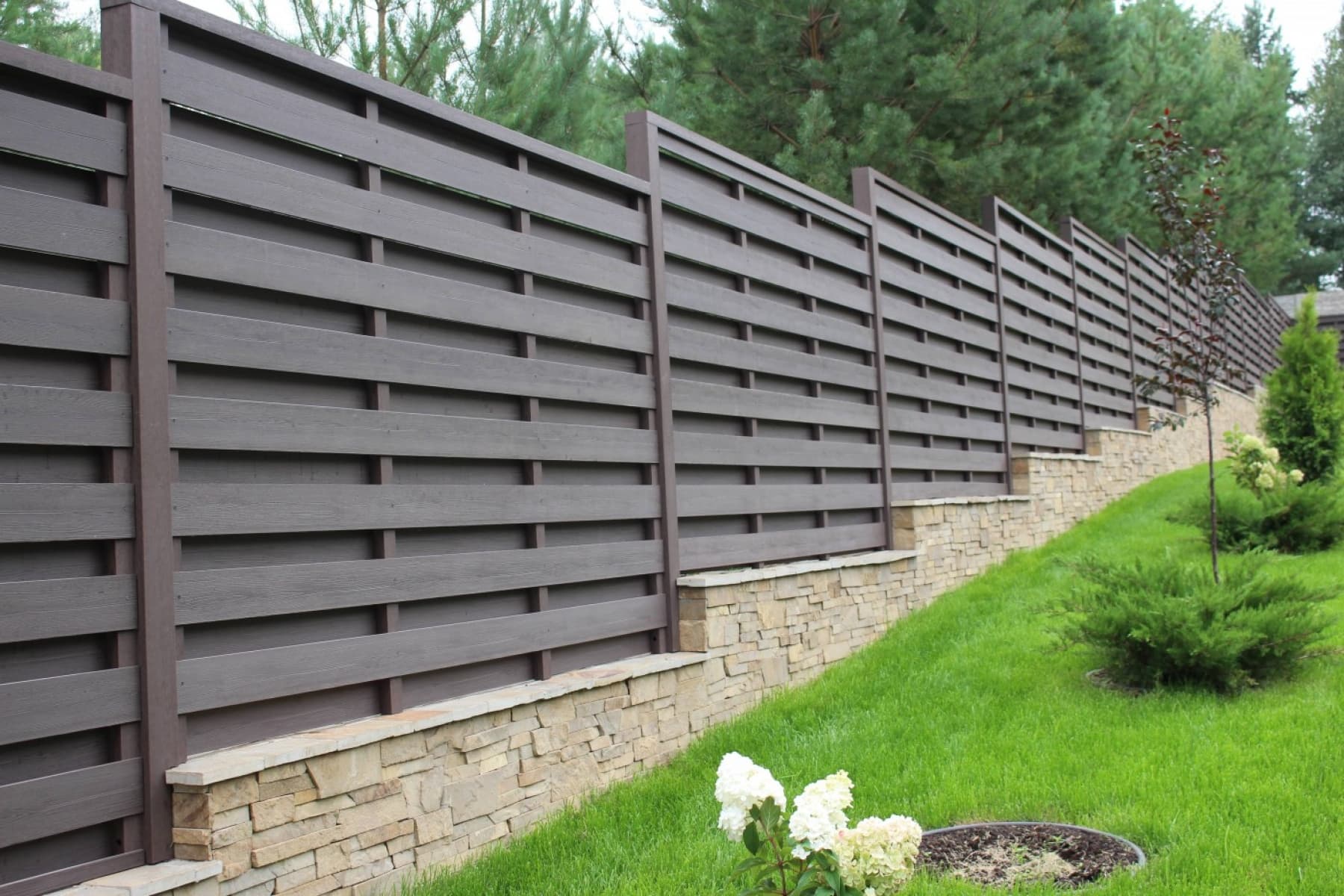 Забор Жалюзи ДПК