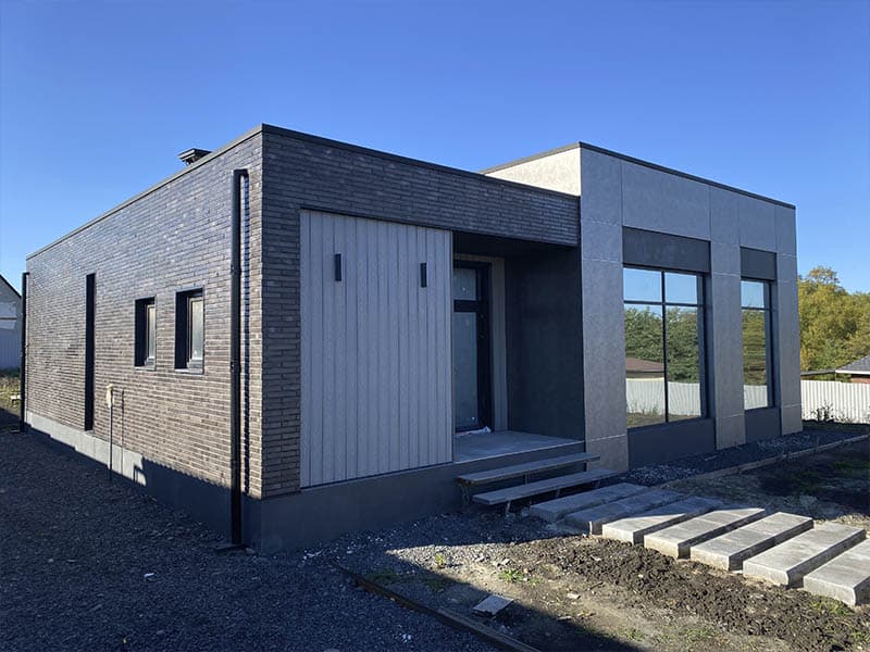 Фасад из ДПК — готовый объект ТехноДПК